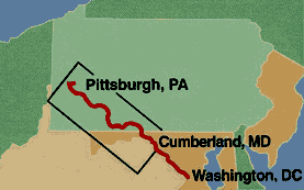 Allegheny Trail Alliance General Location Map